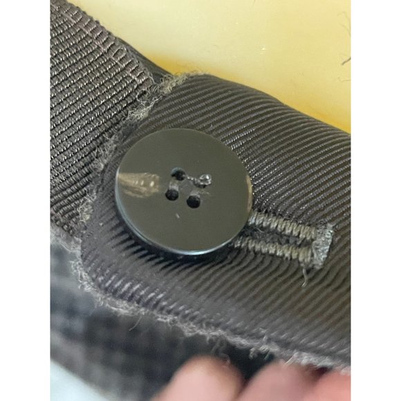 NWT THEORY Wide-Leg Front Zipper Office Brown Multi Size 8 Women's Pants - Picture 5 of 11